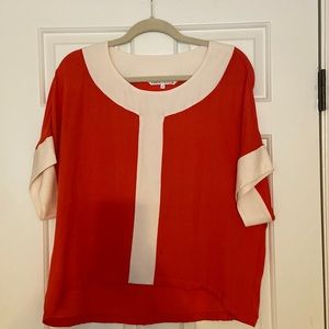 Annie Griffin, silk top, size xs
